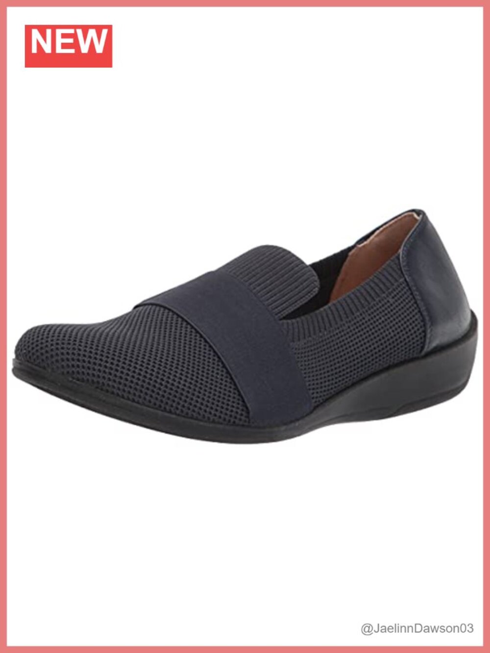 LifeStride Ignite Slip-On Loafers Women's Wedge Heel Comfort Mesh